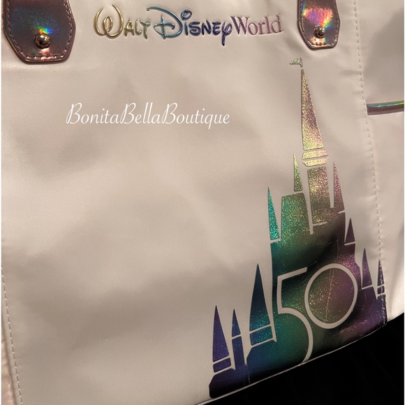 Disney 50th Cinderella Castle Anniversary Tote - Picture 4 of 5